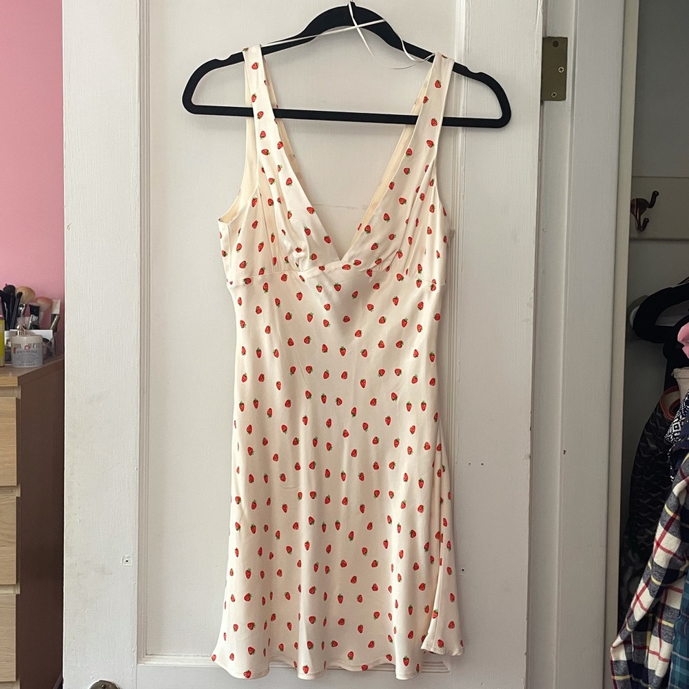 NWT Zara strawberry dress